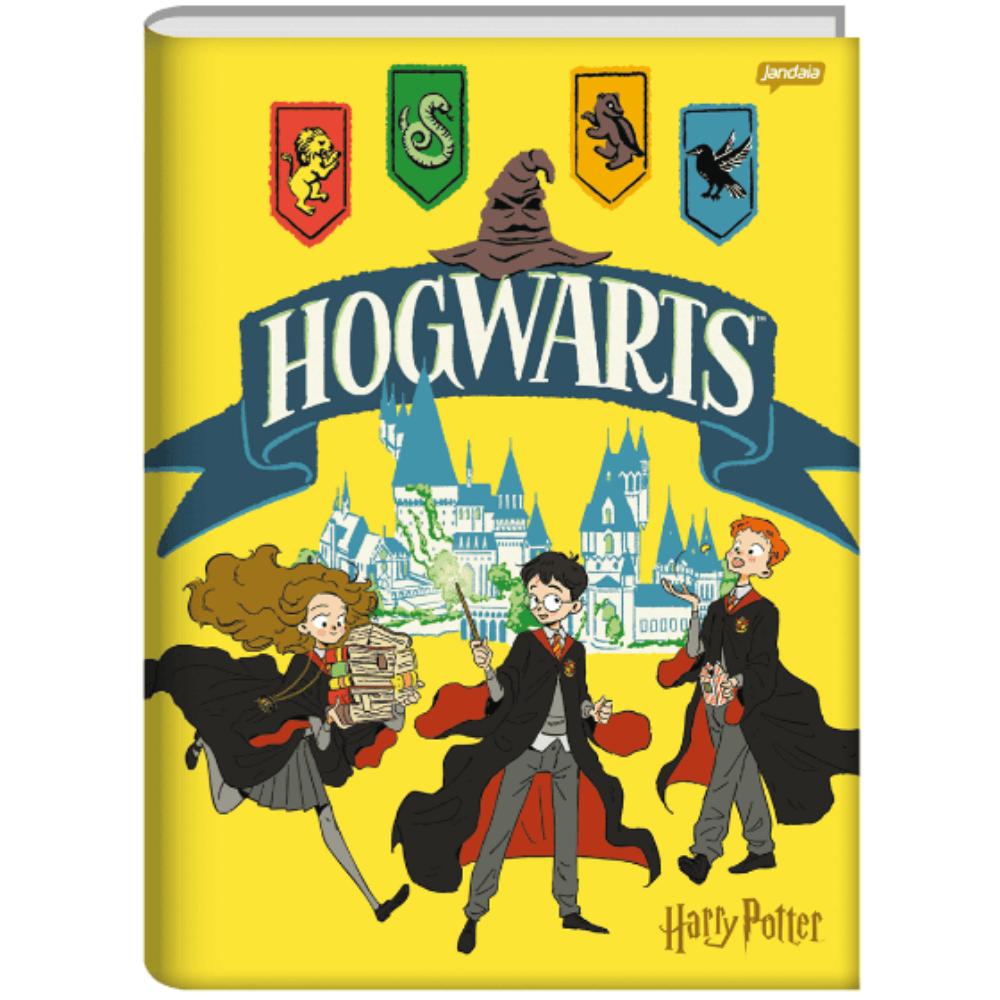 Caderno Brochura 1/4 Harry Potter 96 Folhas Jandaia