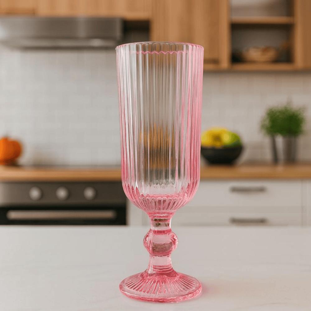 Taça Champanhe Versalhes Rosa 160Ml