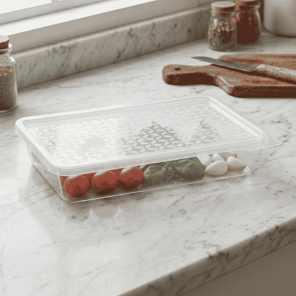 Organizador Slim Transparente com Tampa UZ
