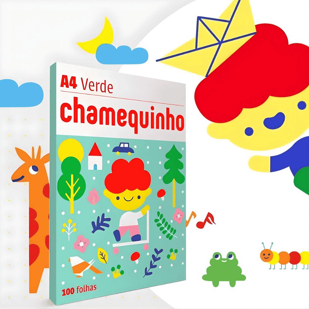 Papel Chameq A4 Verde Chamex