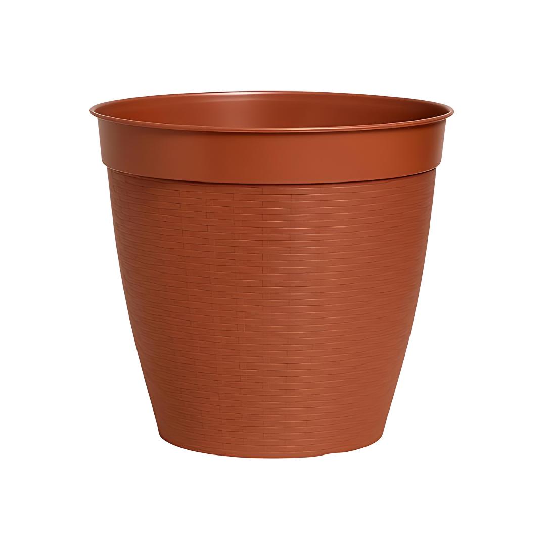 Vaso Redondo Vime C/Borda Reta Cerâmica 14,5L – Plasnew