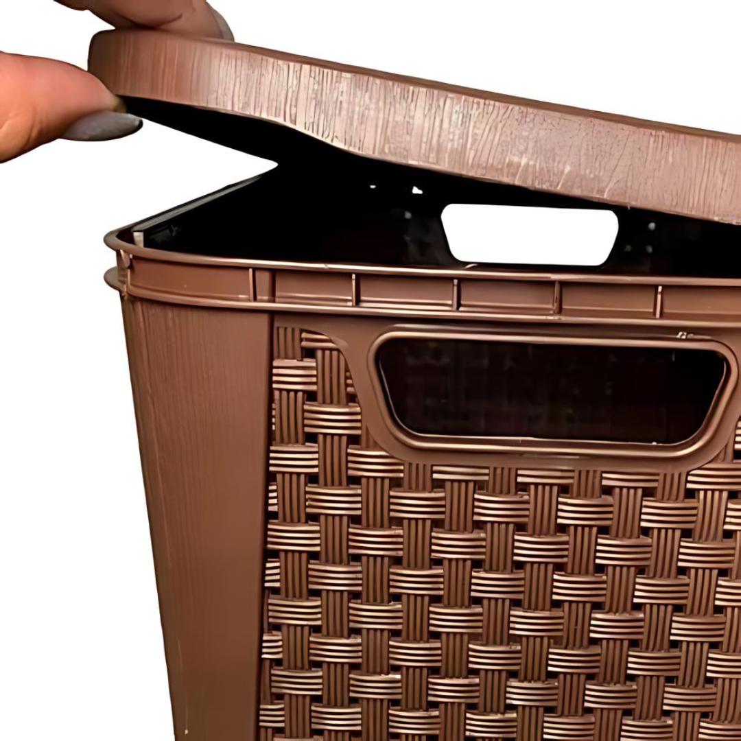 Organizador Rattan Café N°3 Plasnew