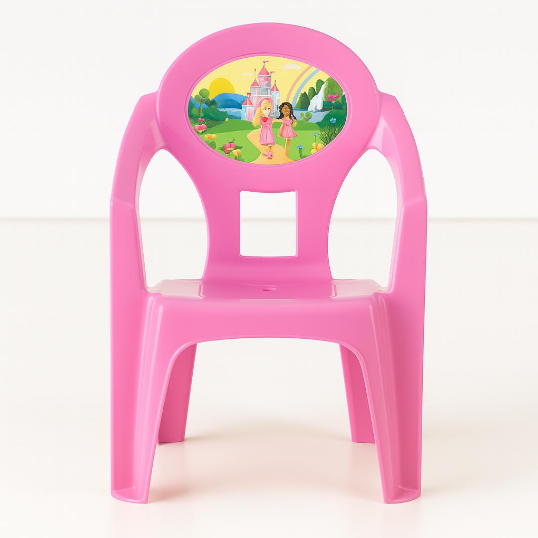 Poltrona Infantil Rosa/Label Princesas Plasnew