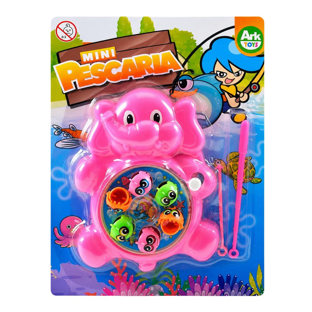 Mini Jogo de Pescaria Elefante Ark Toys