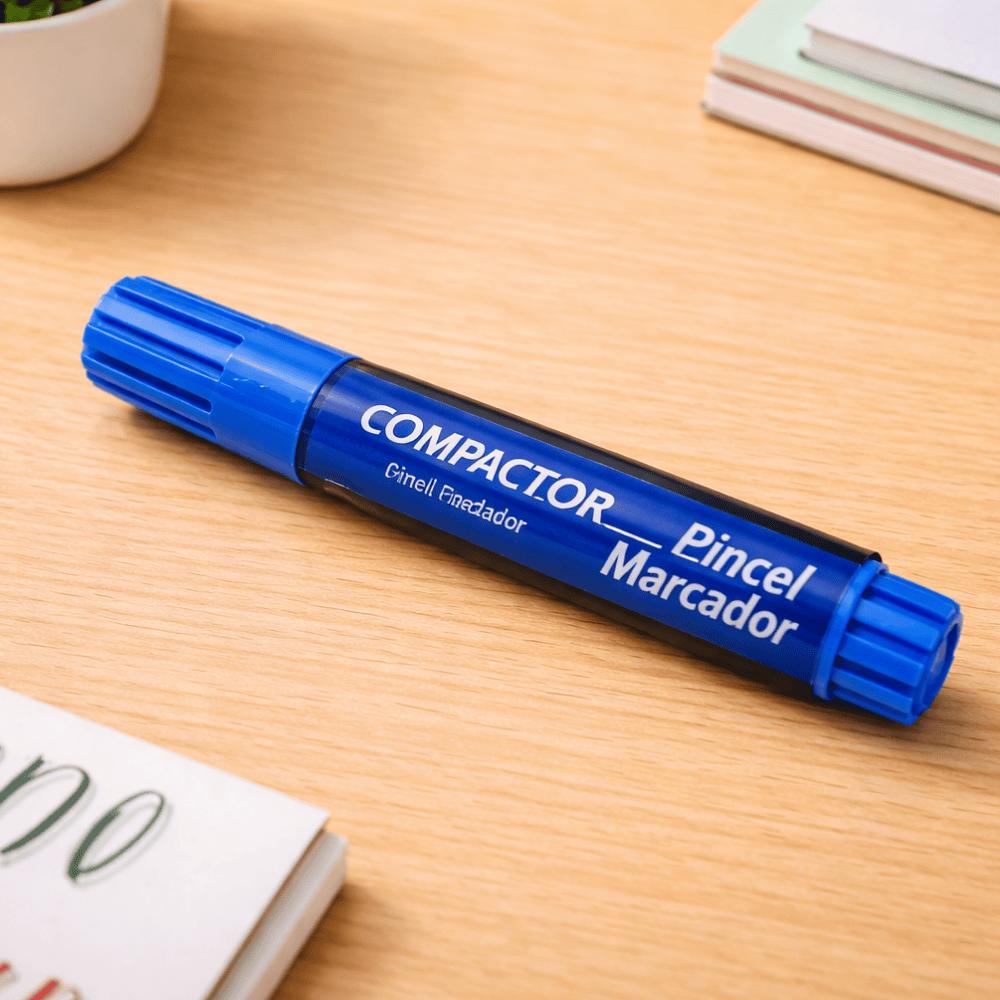 Pincel Marcador Azul Compactor