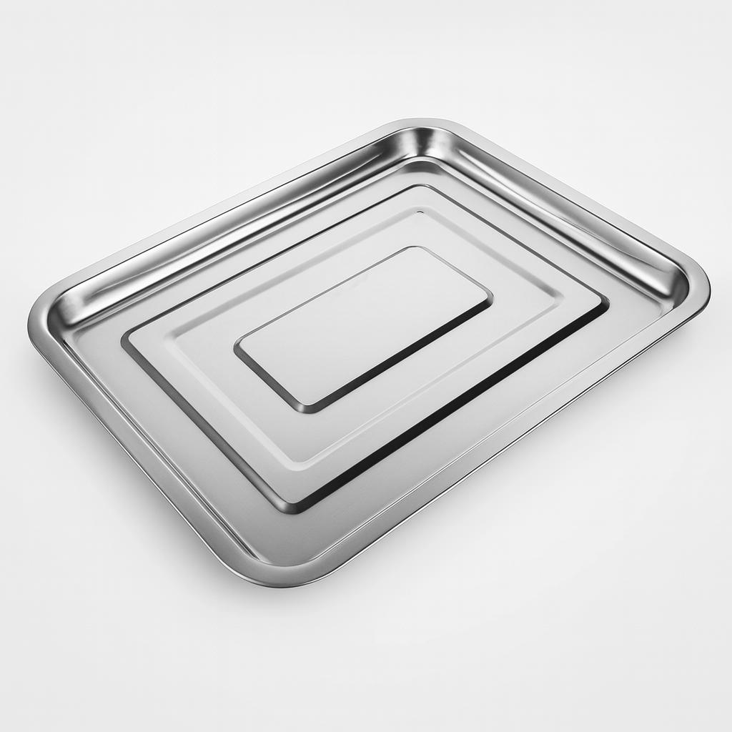 Bandeja Para Servir Inox 40X30Cm