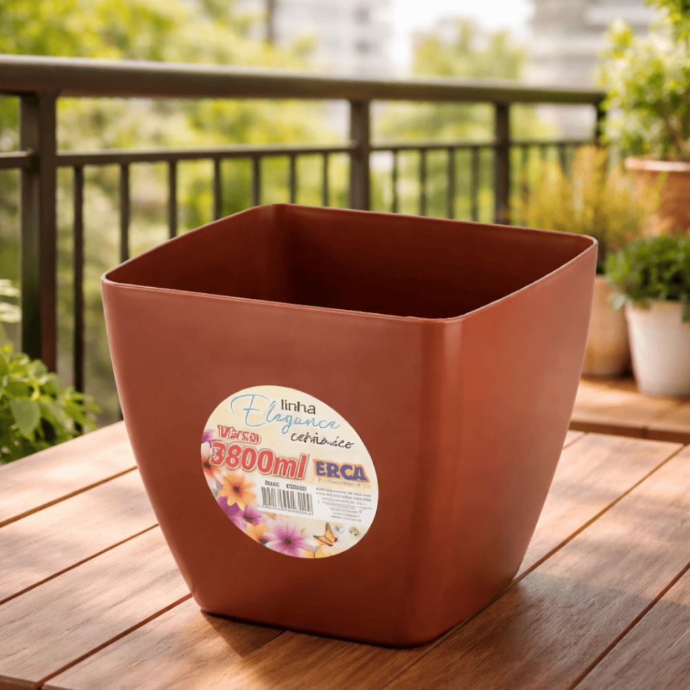 Vaso Elegance Ceramico 3800Ml Ercaplast