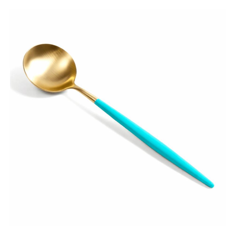 Colher De Mesa Tiffy Dourado Inox Chazak