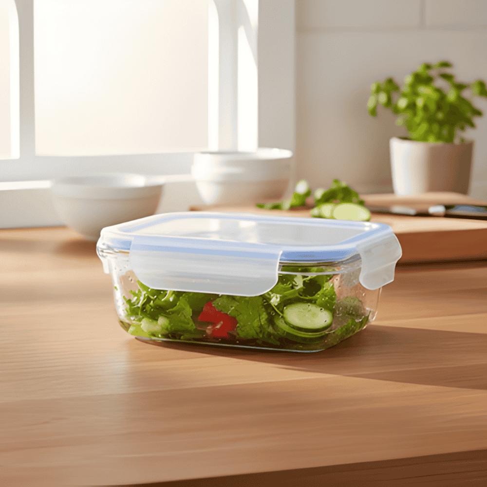 Pote De Vidro Com Tampa Plástica 370Ml Chazak