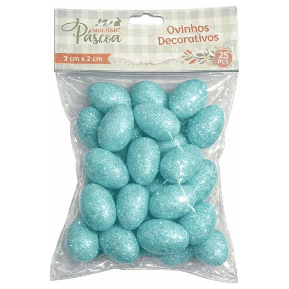 Enfeite Decorativo Ovinhos De Páscoa Multiart