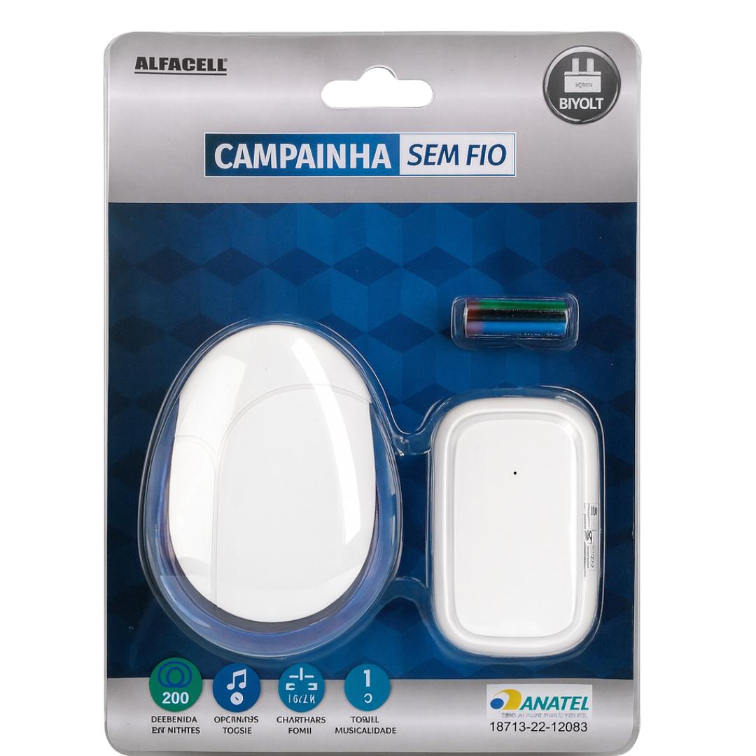 Campainha S/Fio 38 Toques Imporiente