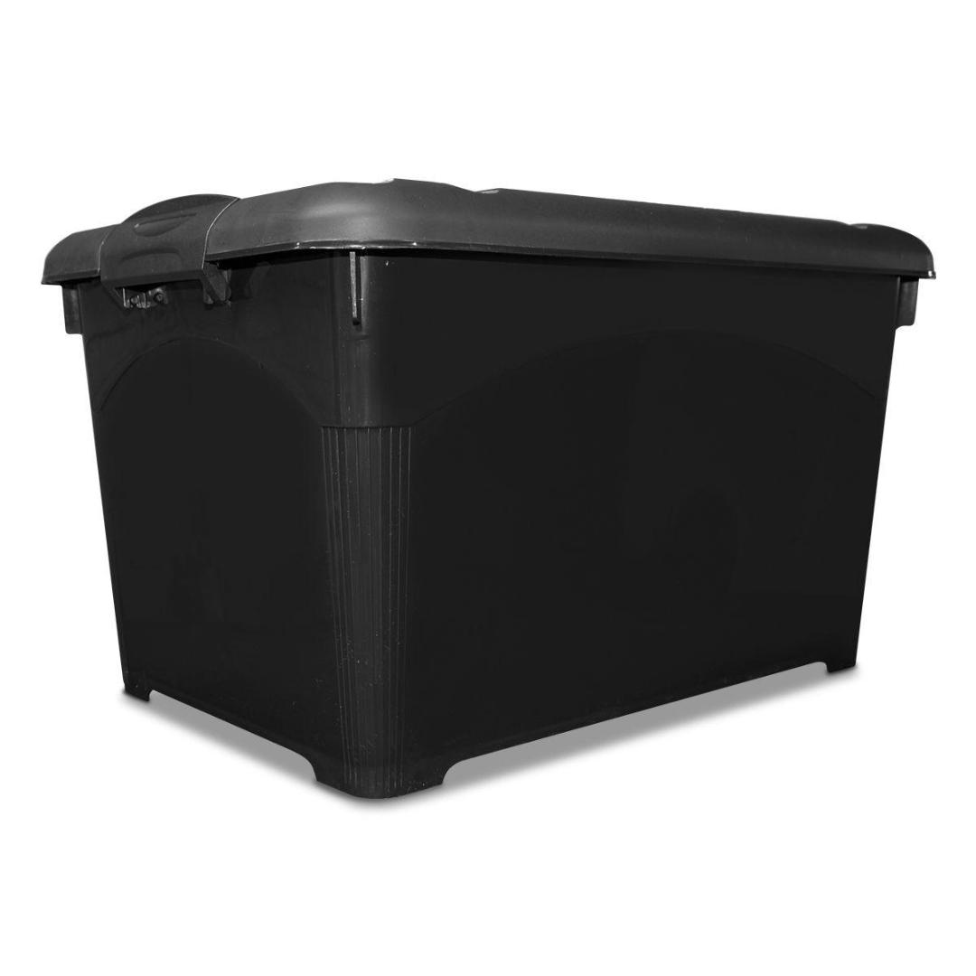 Caixa Organizadora 95L Black Injeplastec