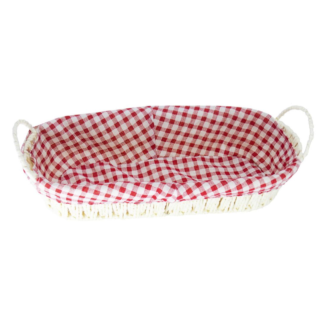 Cesta De Pão Oval Yins