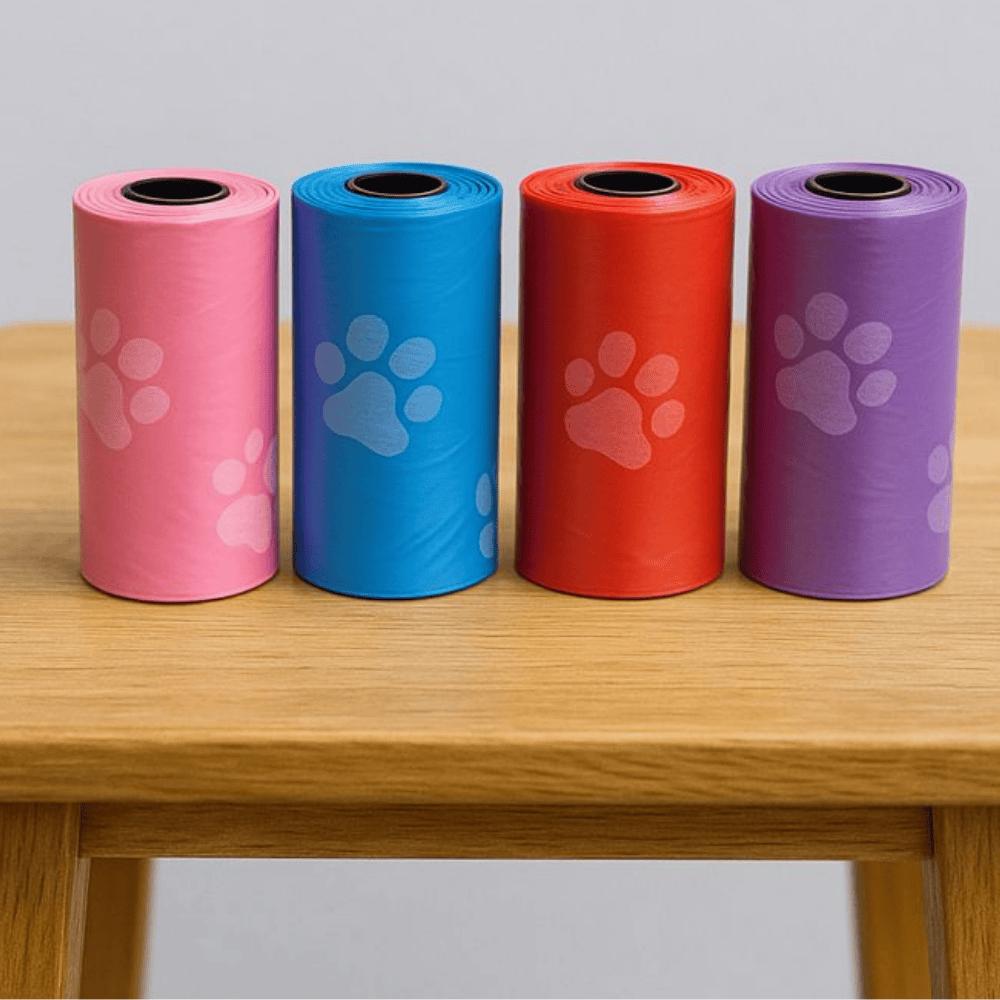 Kit 4 Rolos Sacos De Lixo Para Pet