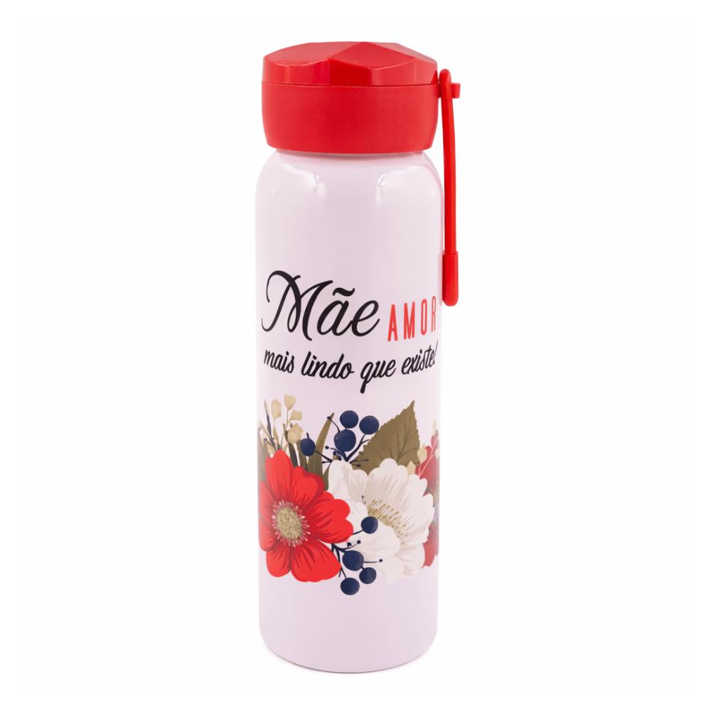 Garrafa de Alumínio 600ml Mãe Interponte