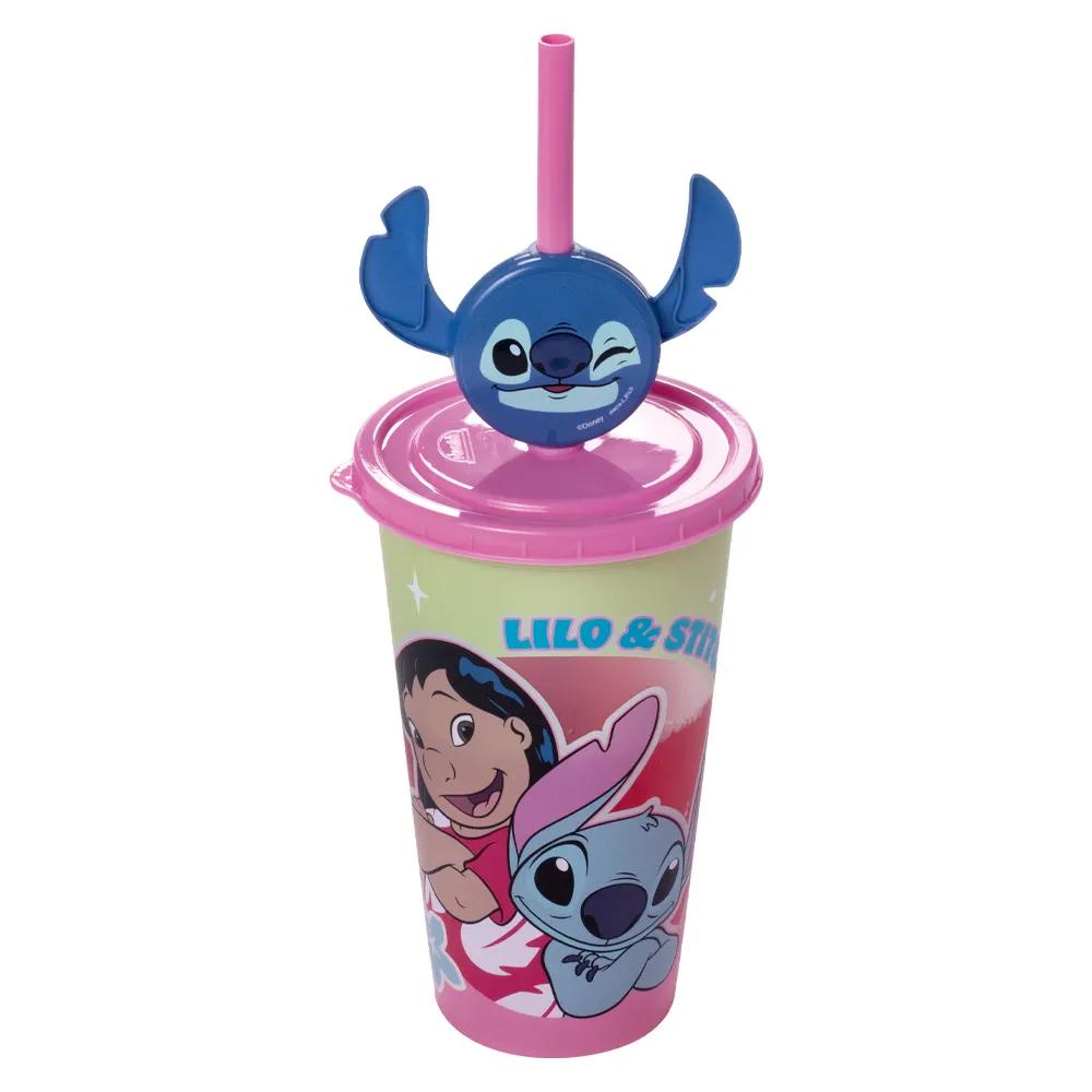 Copo Refri Com Pin Lilo & Stitch 500Ml Plasutil