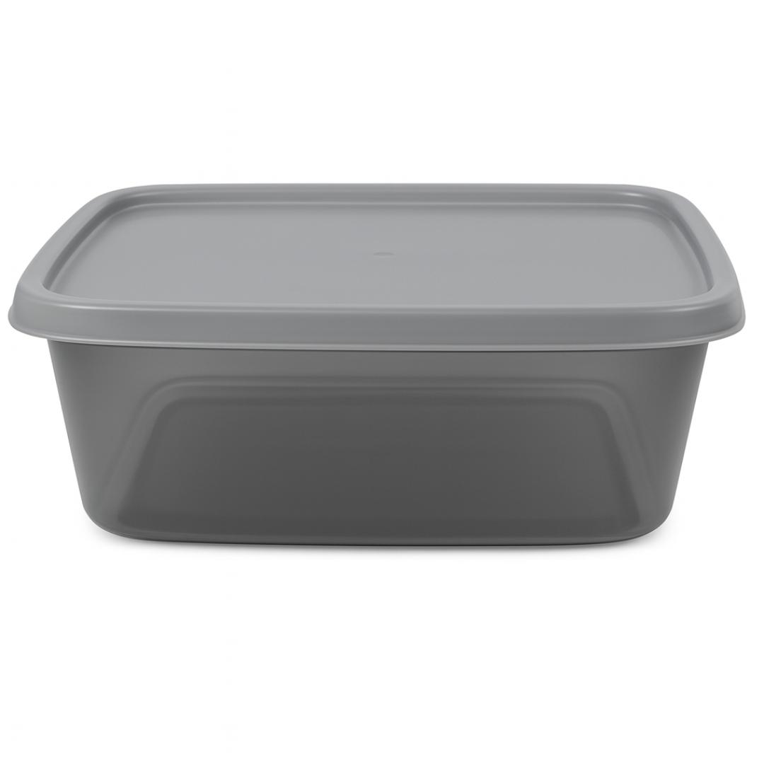 Pote Retangular 1,5L Linha Translúcido Alvini