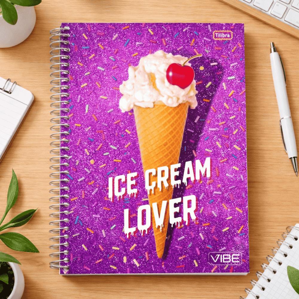 Caderno Vibe Feminino 160 Folhas 10M – Tilibra