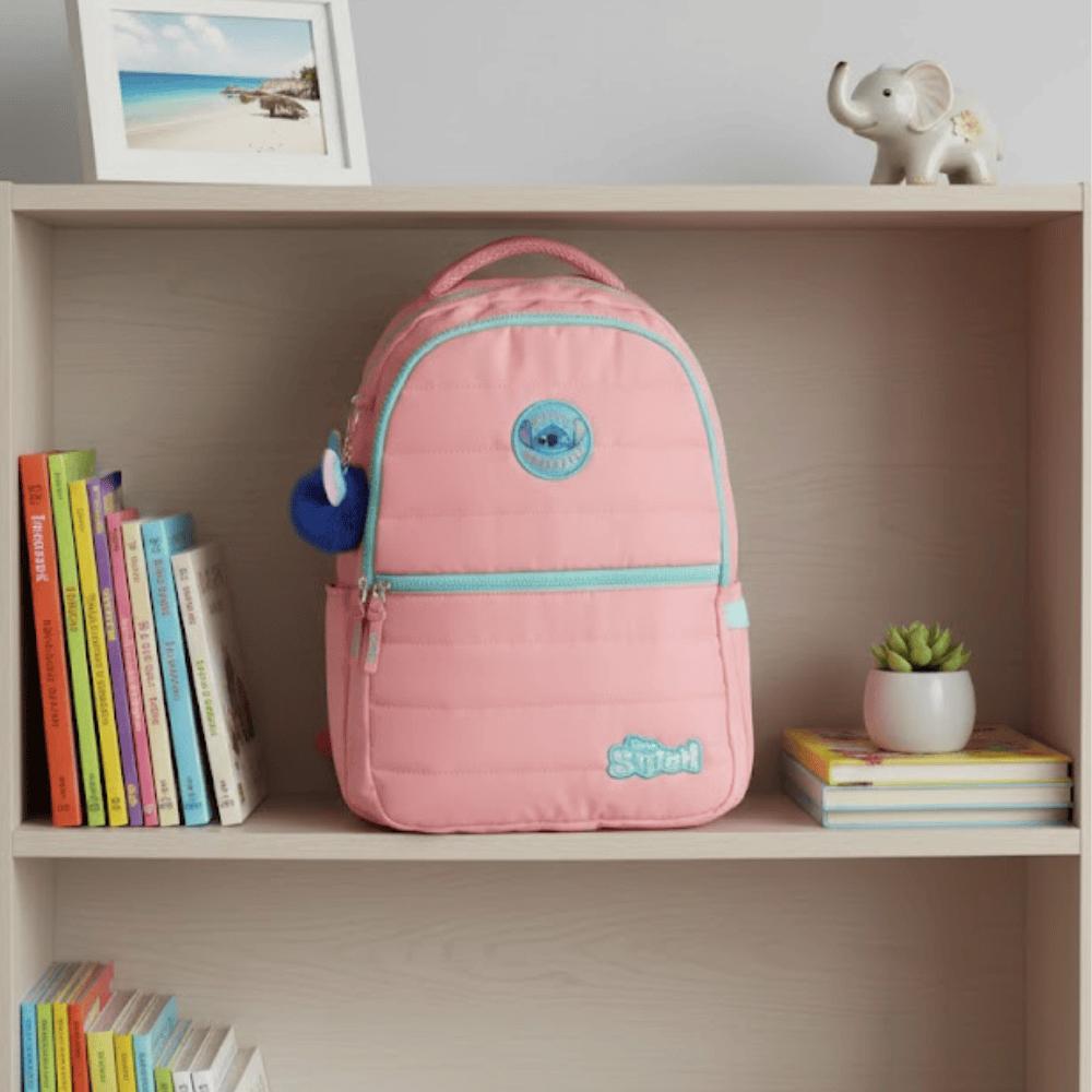 Mochila Laptop Stitch Salmão