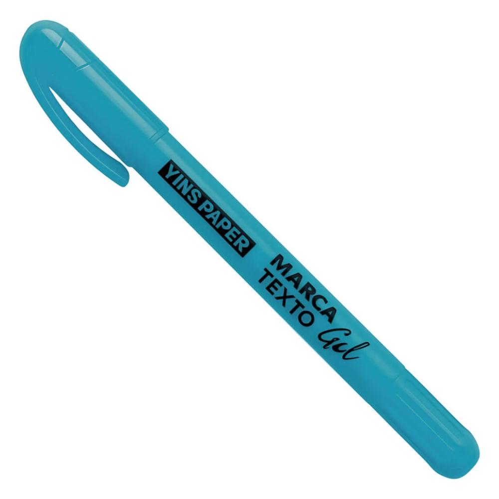 Marca Texto Em Gel Azul Yins