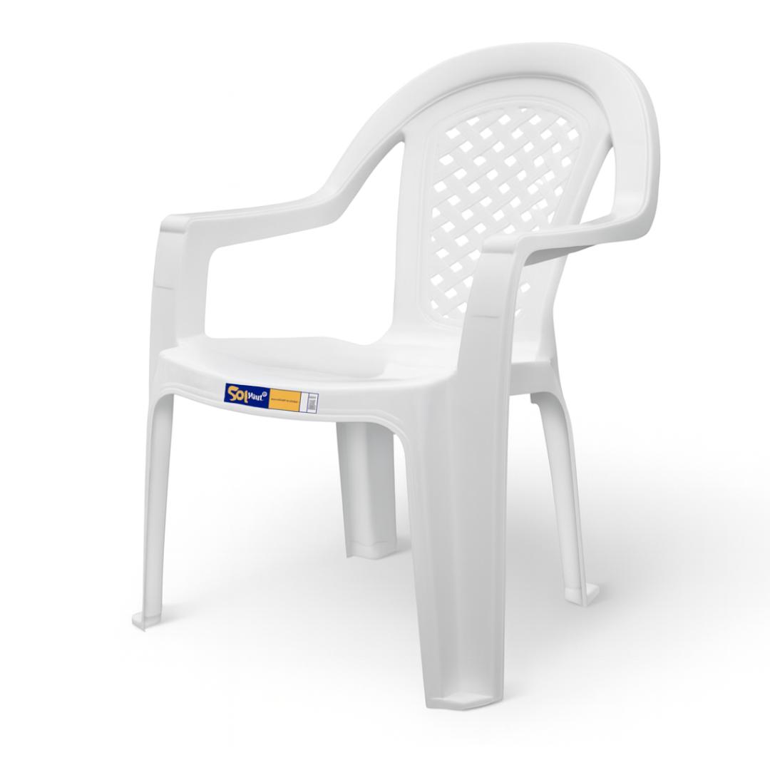 Poltrona Jacarecica Branca Solplast