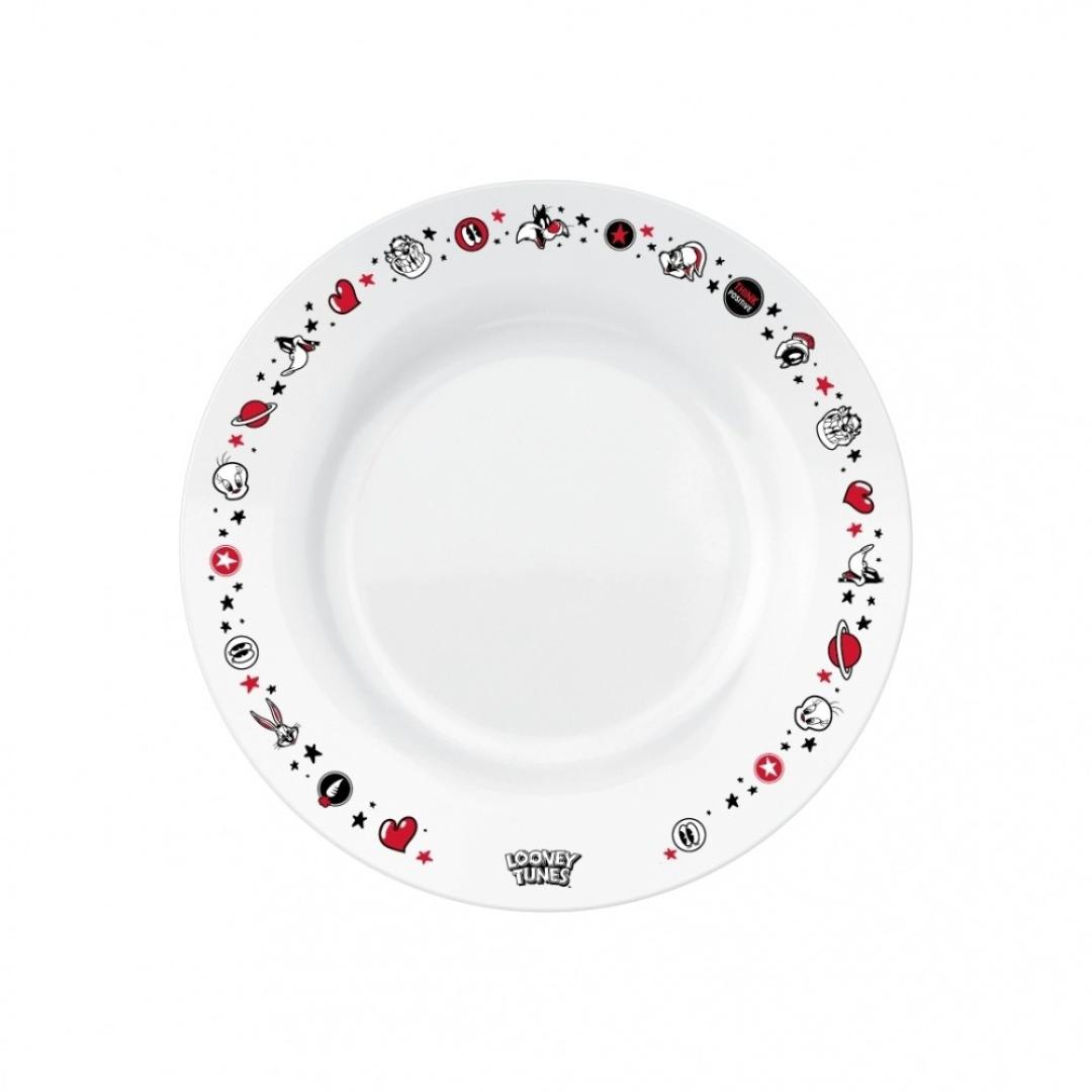 Prato Sobremesa Looney Tunes 19Cm