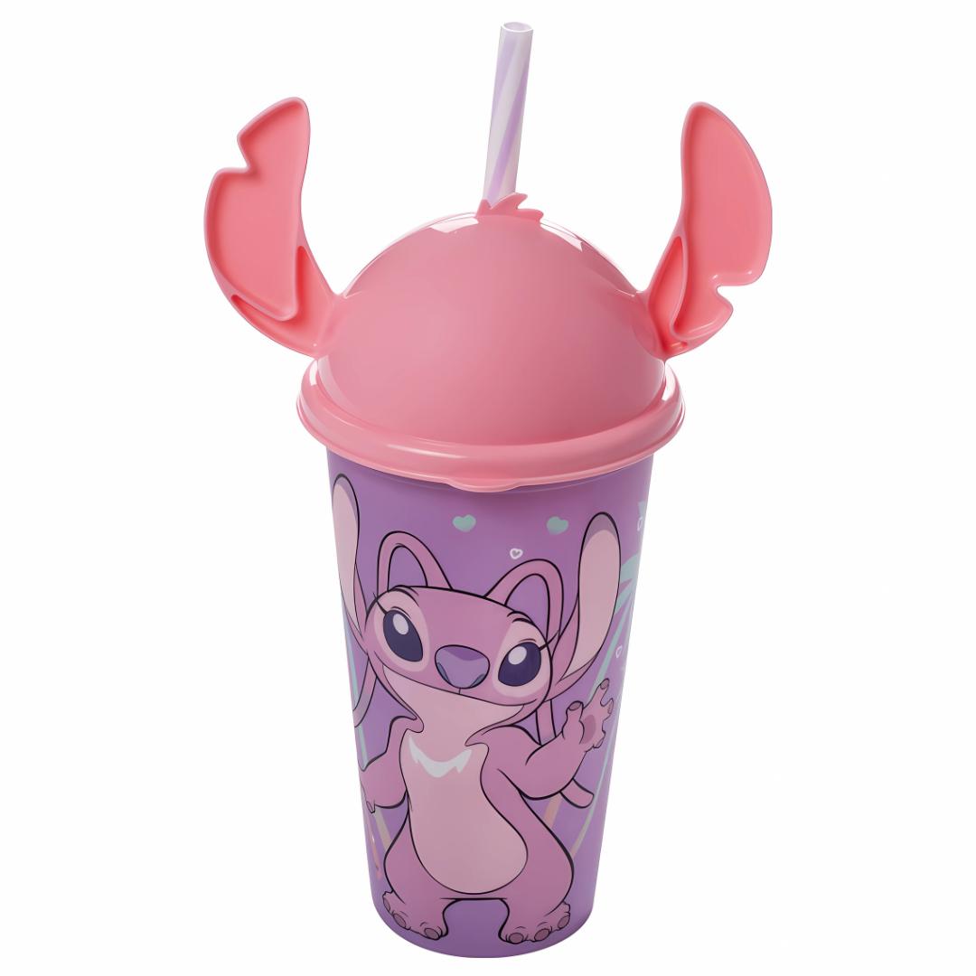 Copo C/Tampa Lúdica Angel 500Ml Plasútil