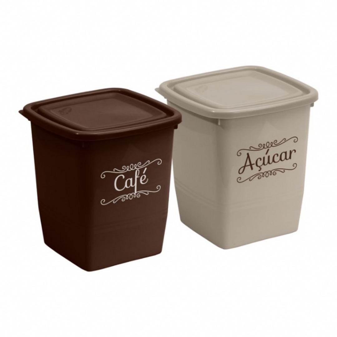 Conjunto Com 2 Organizadores Quadrados Altos Giplas