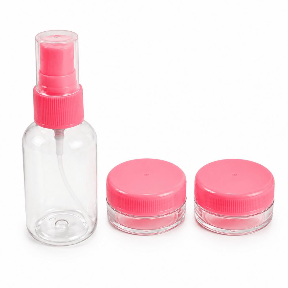 Conjunto de Frascos 3PCS Plástico Amigold