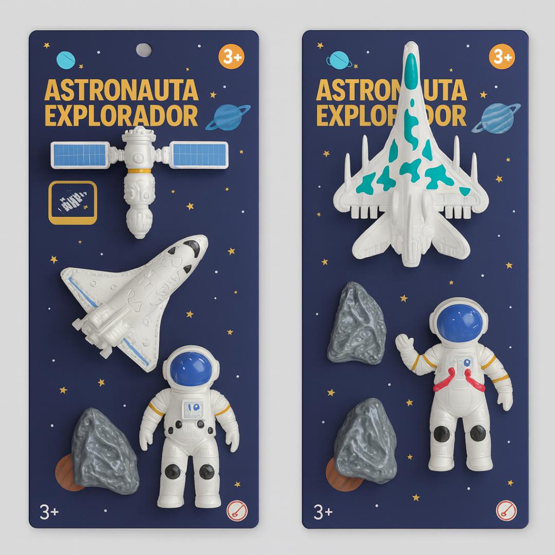 Boneco Astronauta Missao Espacial Arktoys