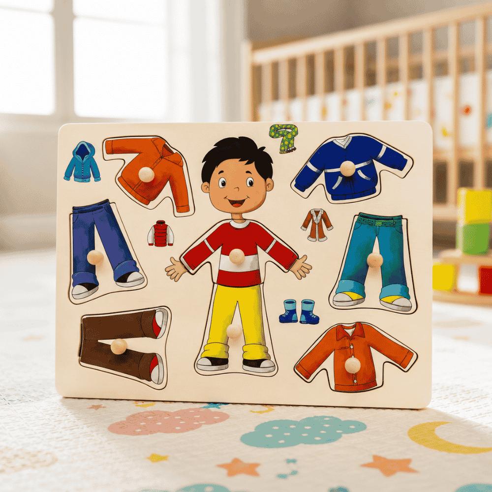 Brinquedo de Madeira Encaixe Lógico Arktoys