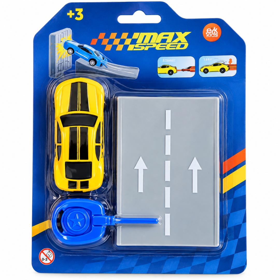 Carro com Impulsionador e Rampa ArkToys
