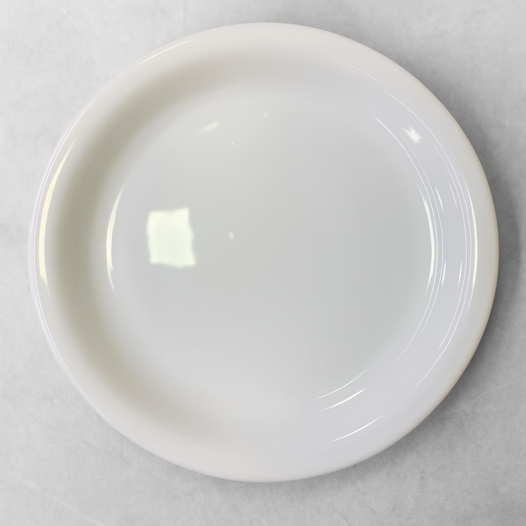 Prato Raso 25cm Collore Branco Brasília