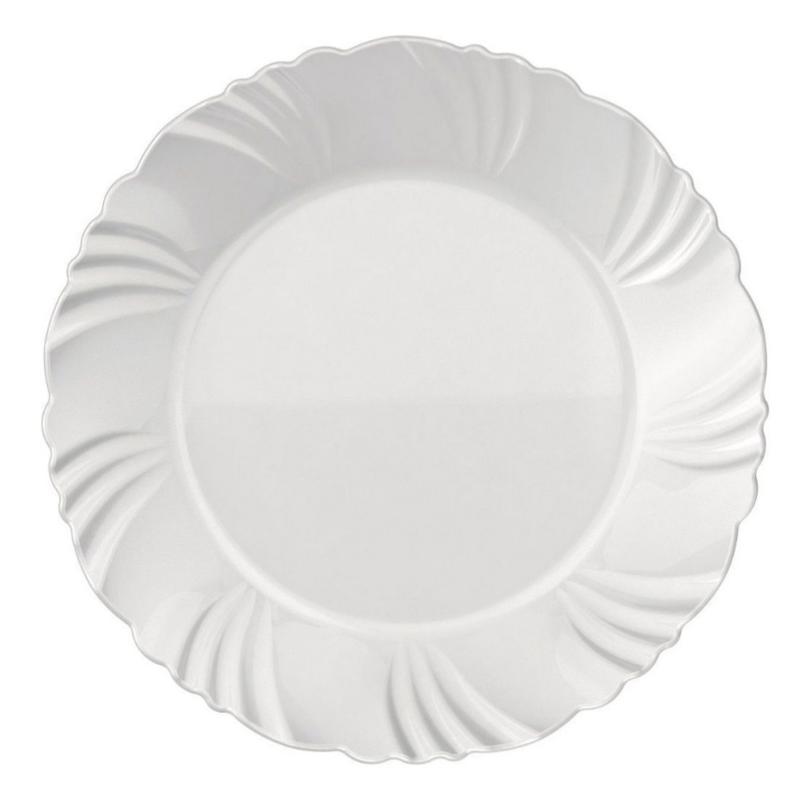 Prato Opaline Pétala Raso 25,5cm Nadir