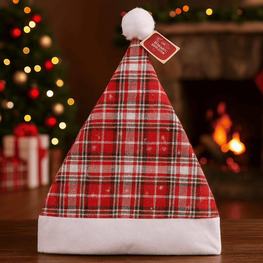 Gorro de Natal Vermelho 39x29cm Multiart
