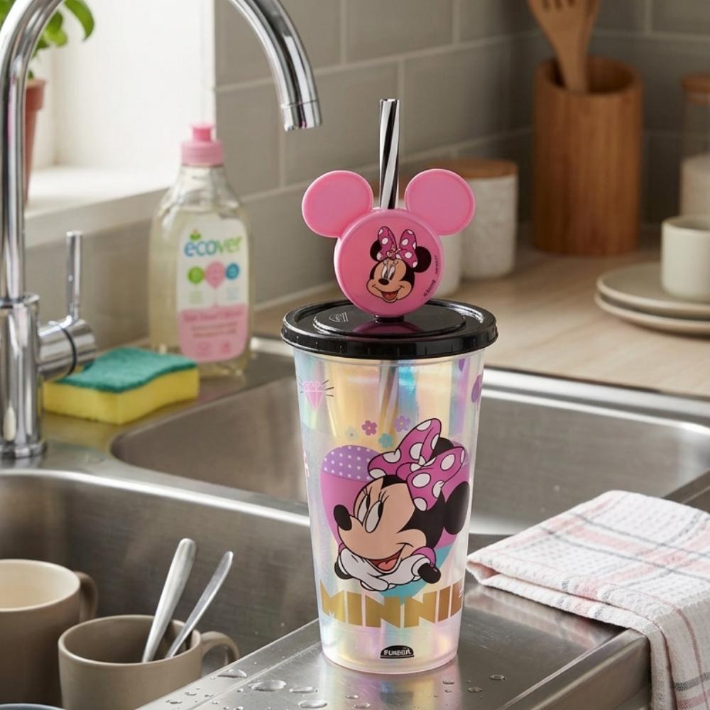 Copo Refri com Pin Minnie 500ml Plasútil
