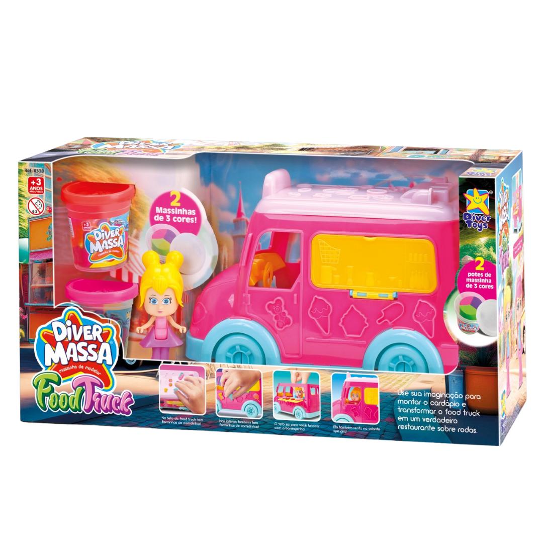 Boneca Com Massinha E Carrinho Divertoys