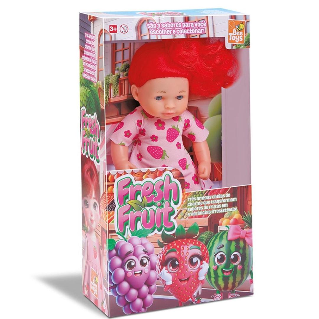 Boneca Fresh Fruit Melancia Morango E Uva Bee Toys
