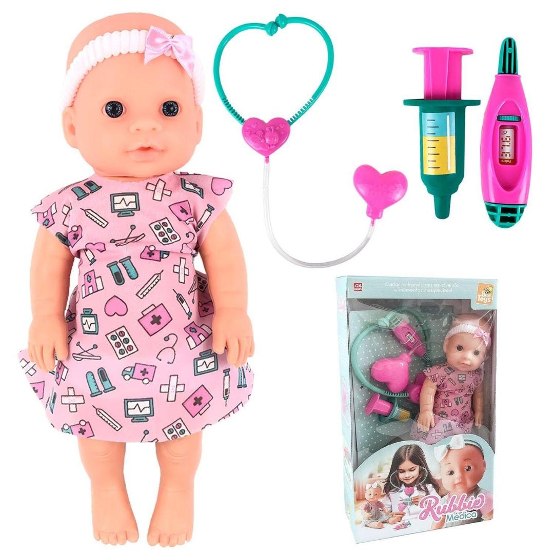 Boneca Rubbie Médica Bee Toys