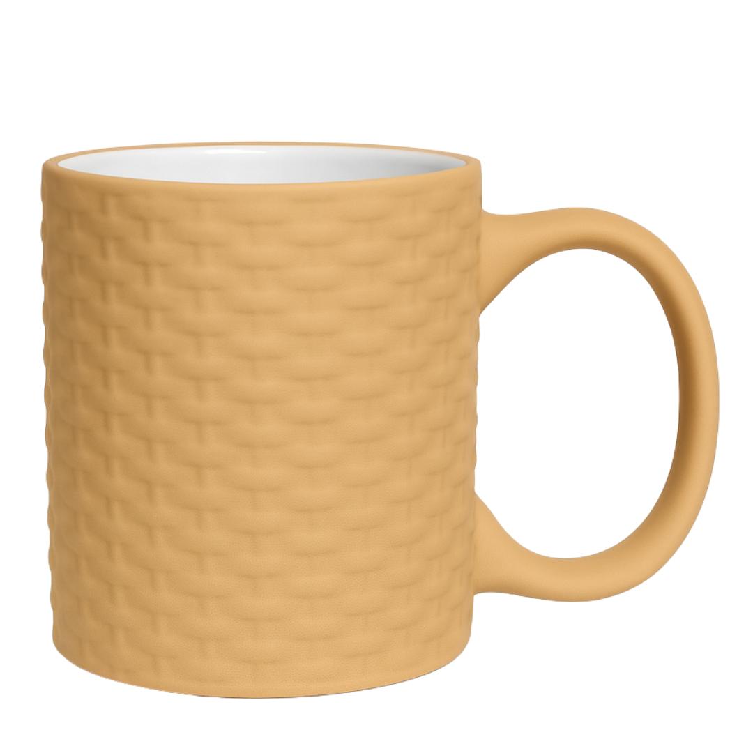 Caneca Porcelana Rattan 310Ml Etilux