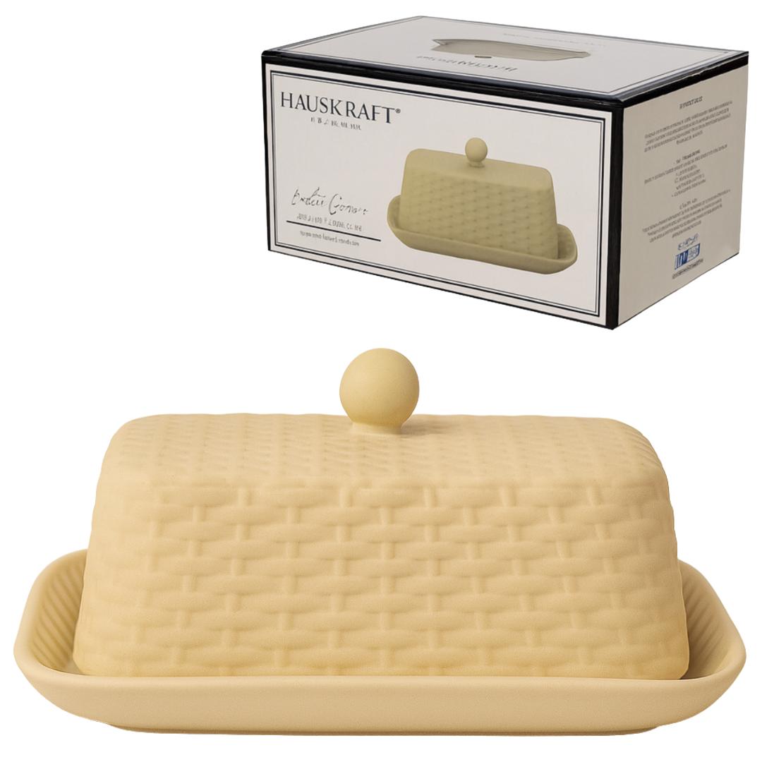 Manteigueira Porcelana Rattan 17Cm Etilux