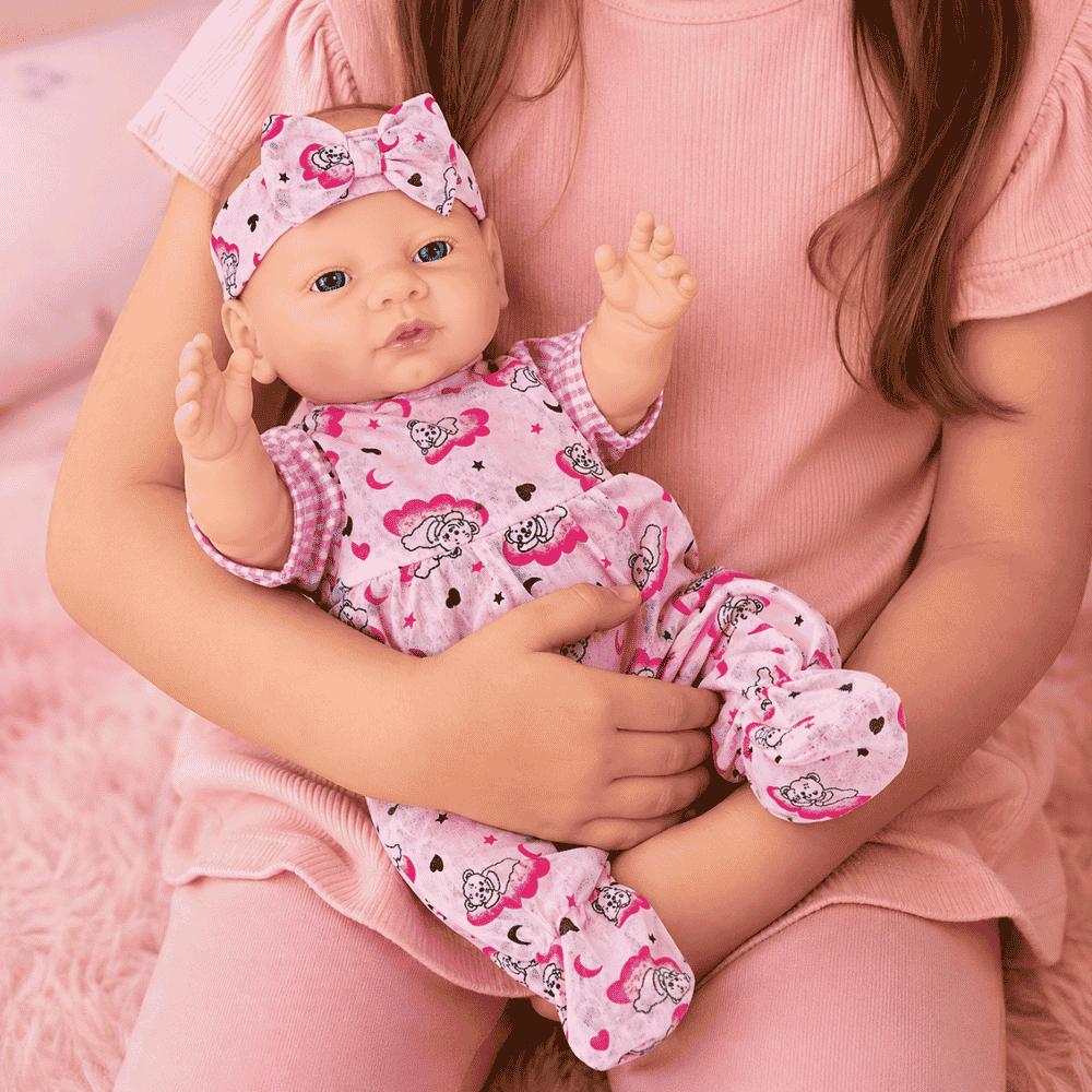 Boneca Pepita Sons de Bebê Milk