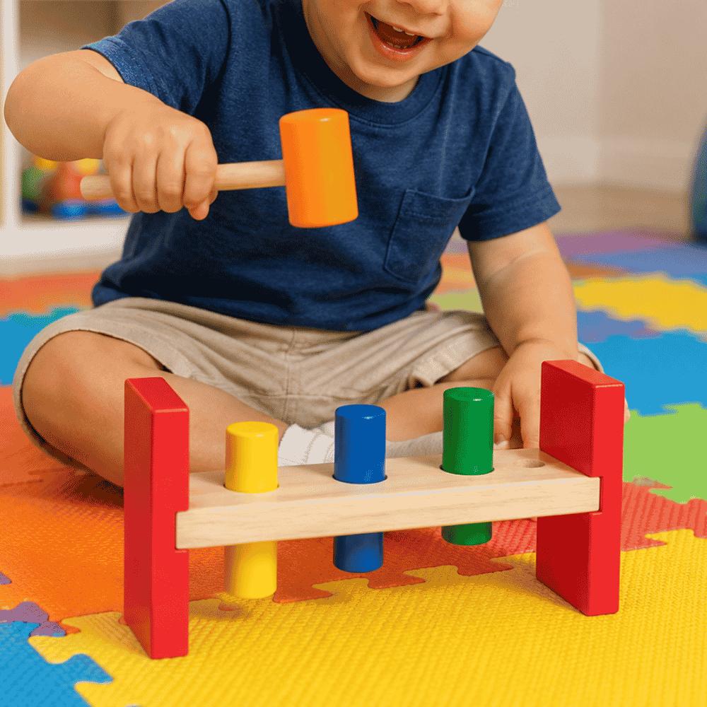 Brinquedo Educativo Bate Pinos Arktoys