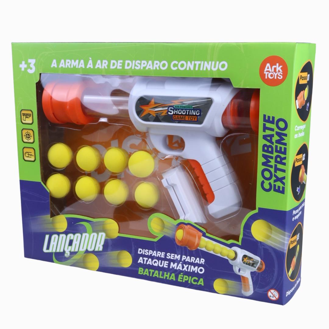 Lançador De Bolas Com Mira Ao Alvo