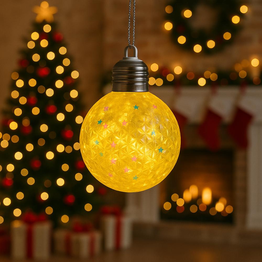 Pendente Bola Iluminada Led Branca Rio Master