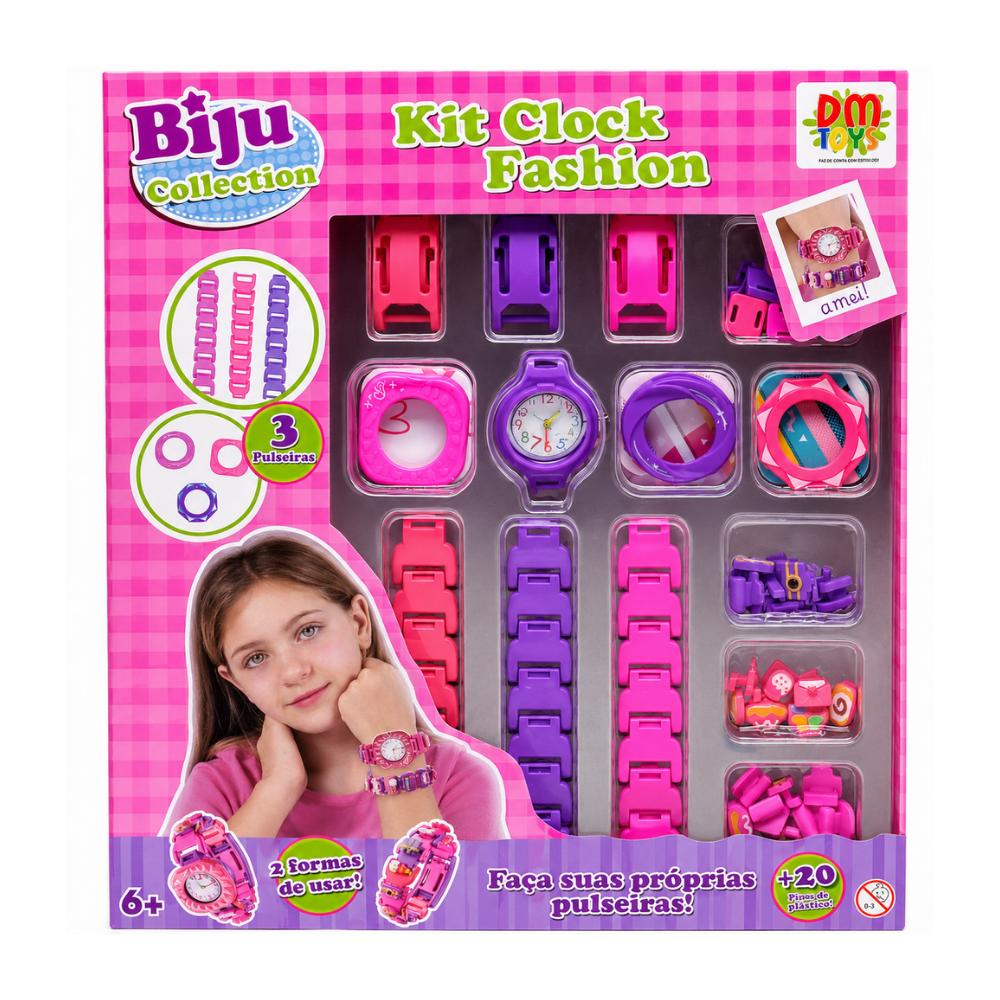 Biju Collection Kit Clock Fashion DMBrasil