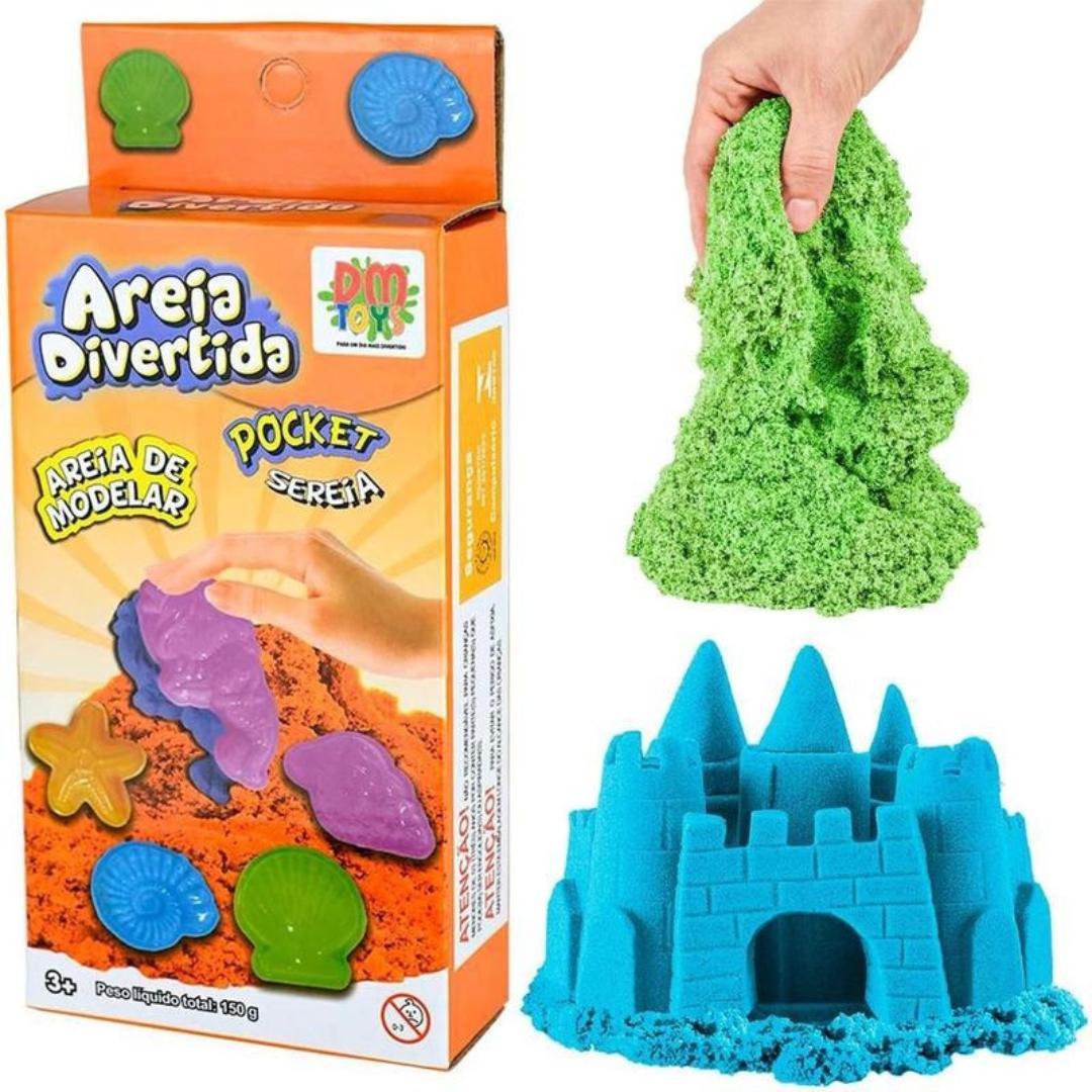 Areia Divertida Pocket Sereia Dmbrasil