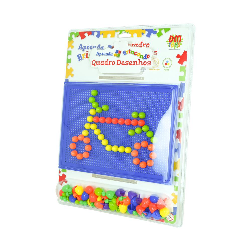 Quadro Desenhos Aprenda Brincando DM Toys