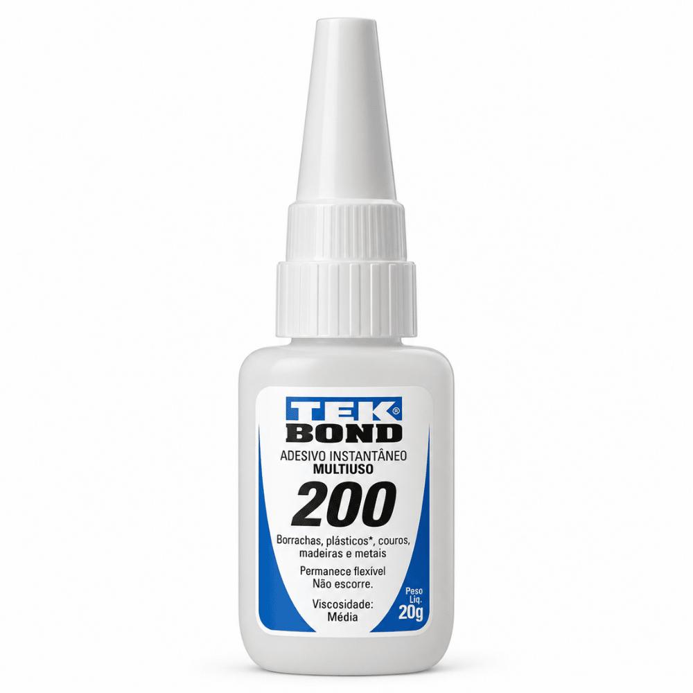 Adesivo Instantâneo 200 20g Bico Antientupimento Tekbond