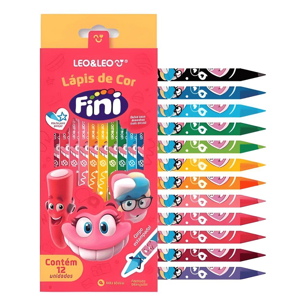 Caixa De Lápis De Cor Triangular Fini Leo&Leo